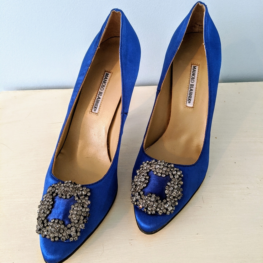 Classic Blue Milano Blahniks